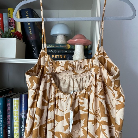 Madewell Linen-Blend Cami Midi Dress in Tropicale Floral - Picture 11 of 13